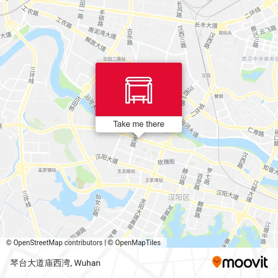 琴台大道庙西湾 map