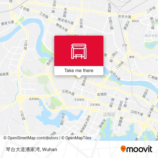 琴台大道潘家湾 map