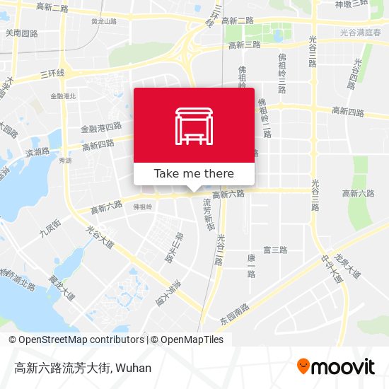 高新六路流芳大街 map