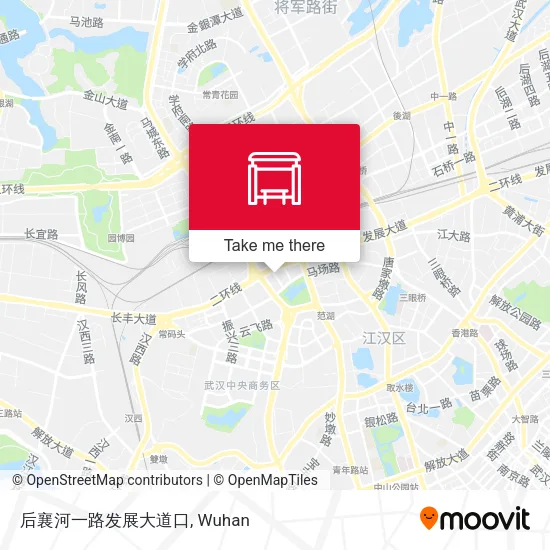 后襄河一路发展大道口 map