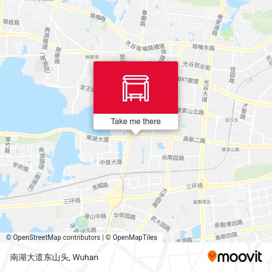 南湖大道东山头 map