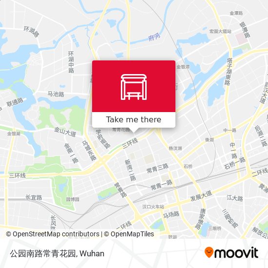 公园南路常青花园 map