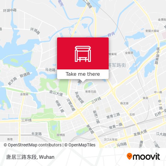 唐居三路东段 map