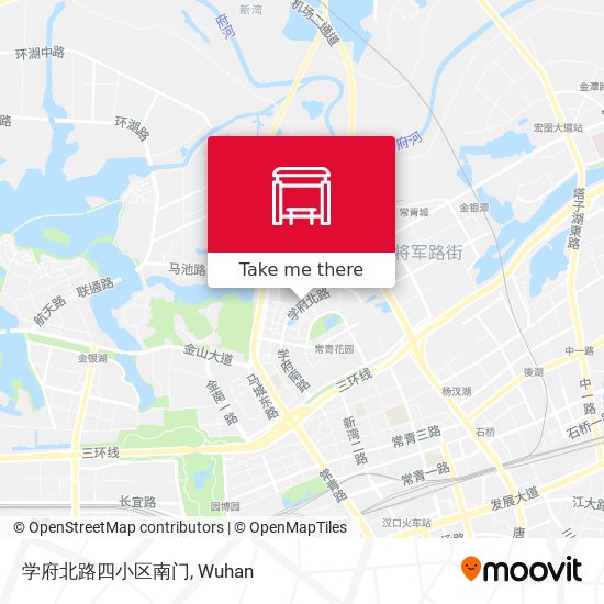 学府北路四小区南门 map