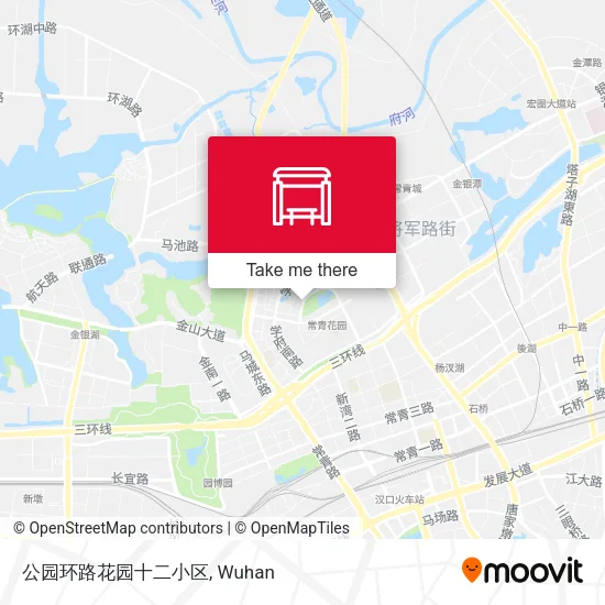 公园环路花园十二小区 map