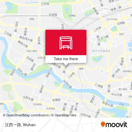 汉西一路 map