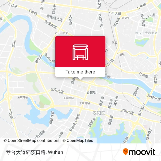 琴台大道郭茨口路 map