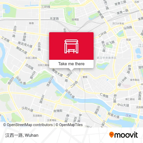 汉西一路 map
