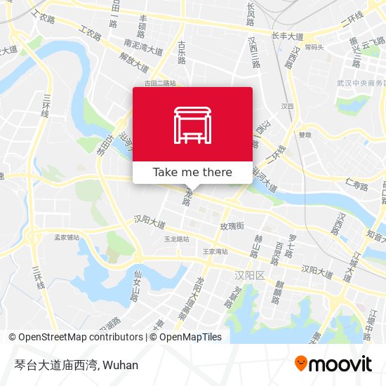 琴台大道庙西湾 map