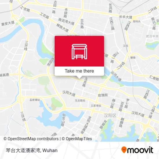 琴台大道潘家湾 map