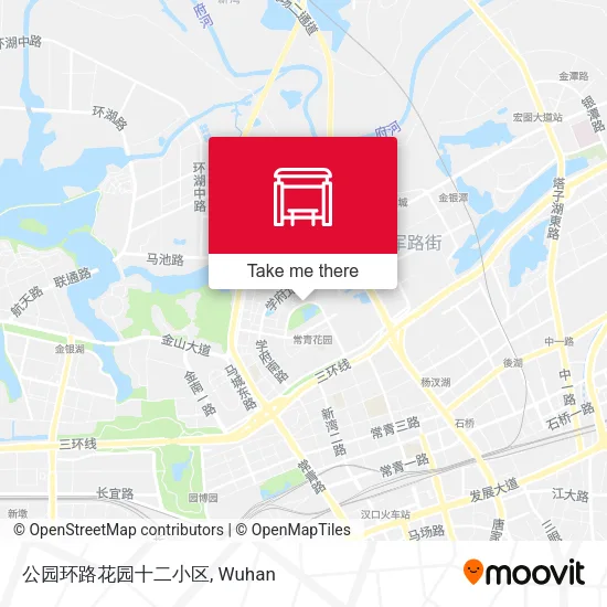 公园环路花园十二小区 map