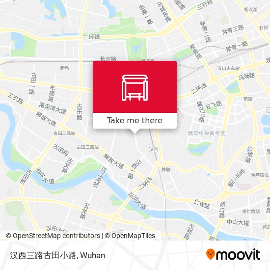 汉西三路古田小路 map
