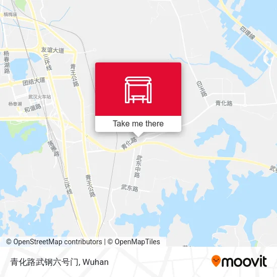 青化路武钢六号门 map