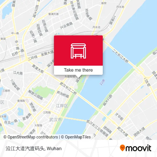 沿江大道汽渡码头 map