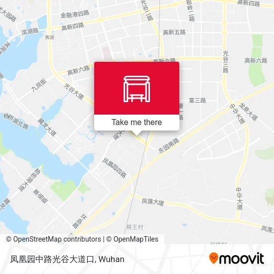 凤凰园中路光谷大道口 map