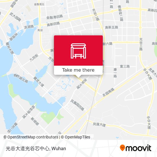 光谷大道光谷芯中心 map