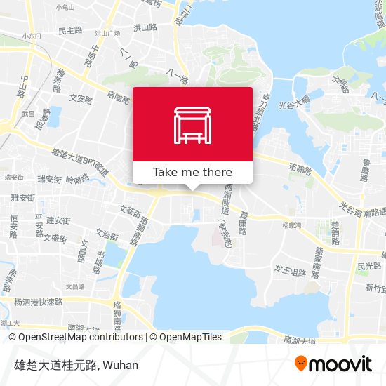 雄楚大道桂元路 map