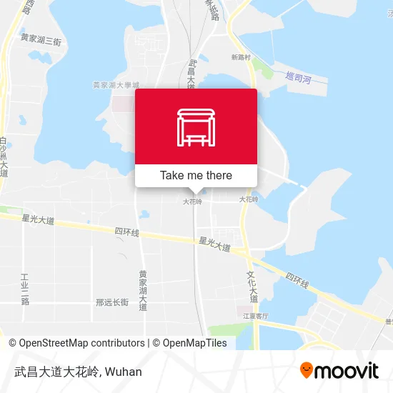 武昌大道大花岭 map
