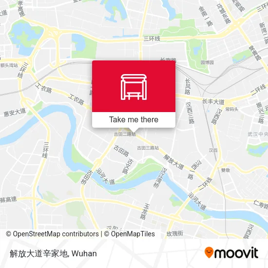 解放大道辛家地 map