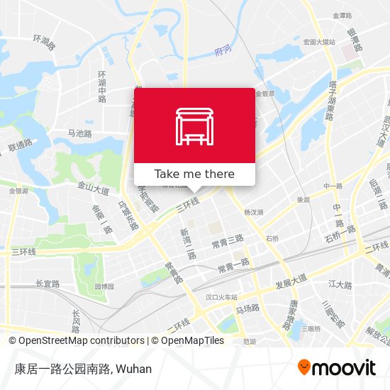 康居一路公园南路 map