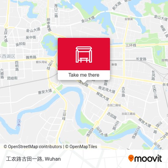 工农路古田一路 map