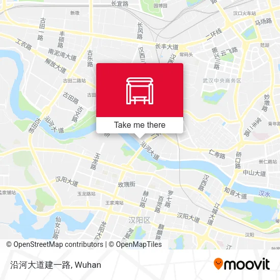 沿河大道建一路 map