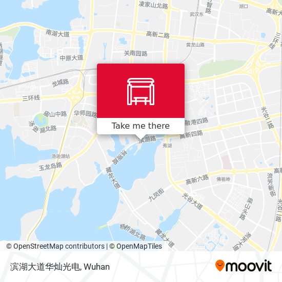 滨湖大道华灿光电 map