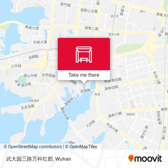 武大园三路万科红郡 map