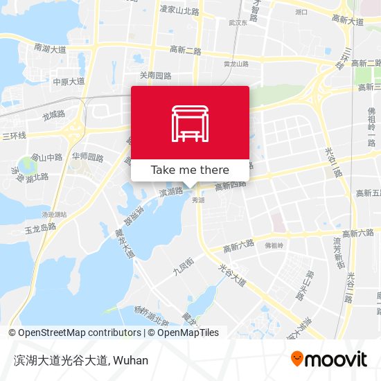 滨湖大道光谷大道 map