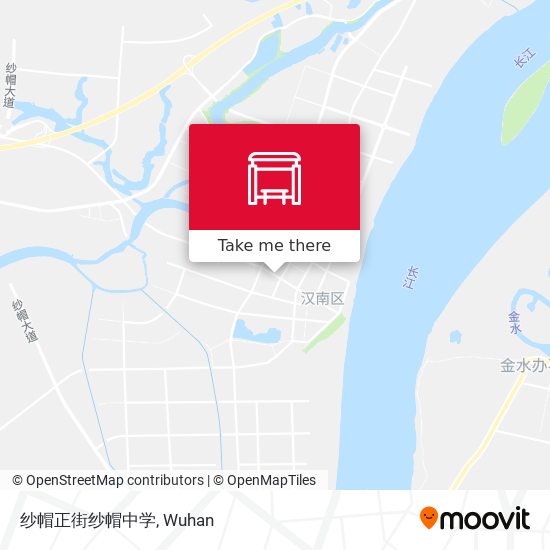 纱帽正街纱帽中学 map