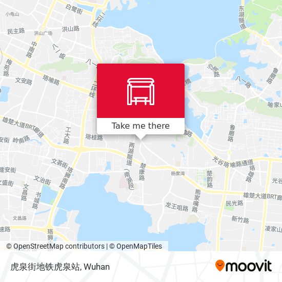 虎泉街地铁虎泉站 map