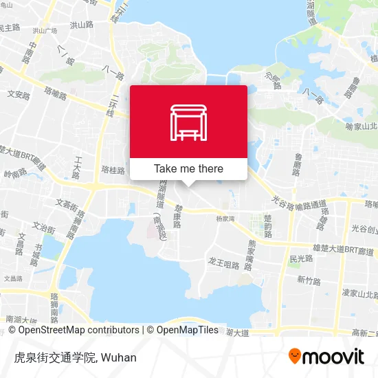虎泉街交通学院 map