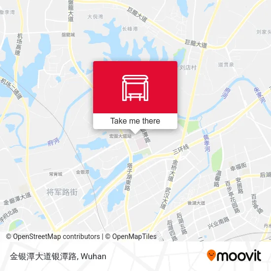 金银潭大道银潭路 map