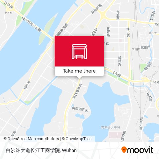 白沙洲大道长江工商学院 map