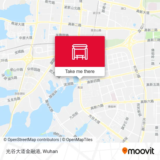 光谷大道金融港 map