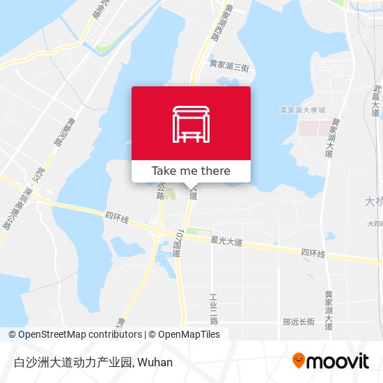 白沙洲大道动力产业园 map