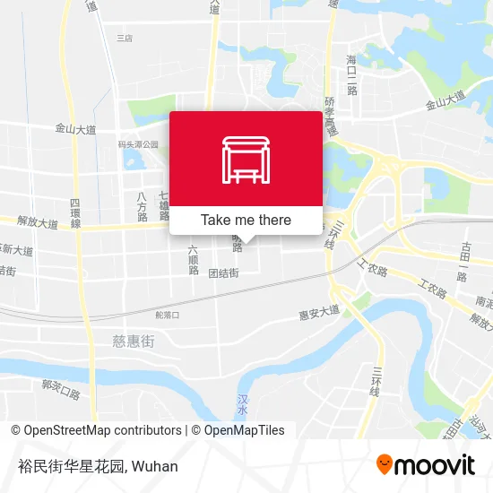 裕民街华星花园 map