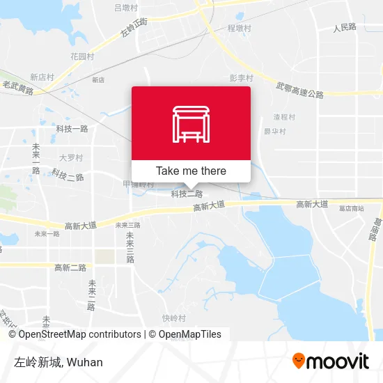 左岭新城 map