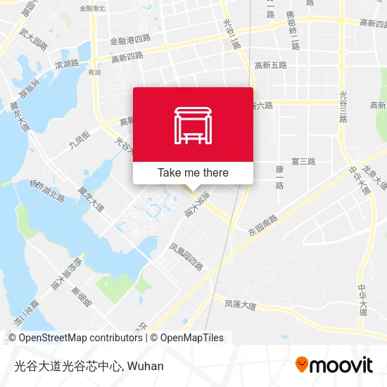 光谷大道光谷芯中心 map