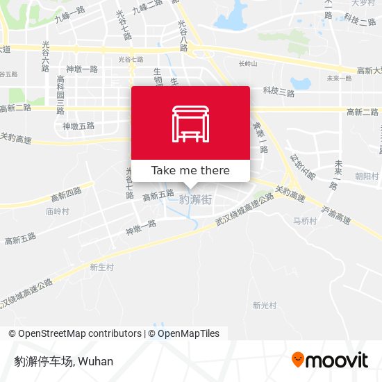 豹澥停车场 map