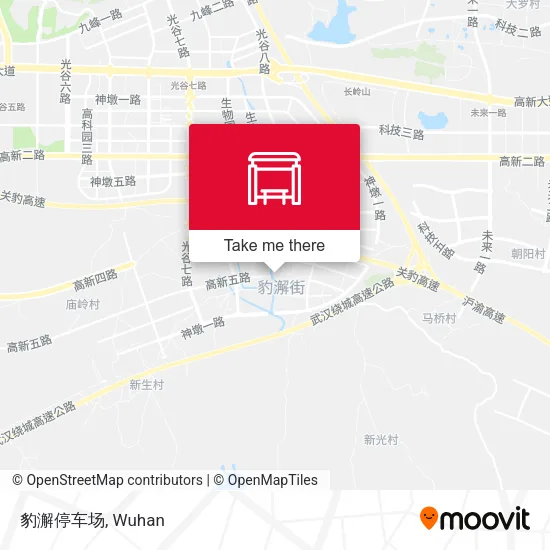 豹澥停车场 map