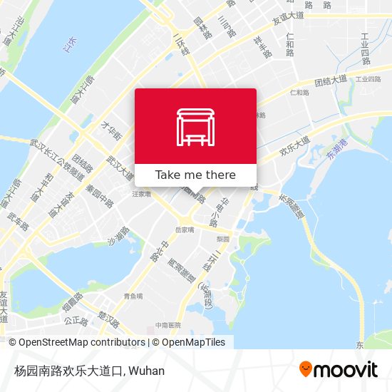 杨园南路欢乐大道口 map