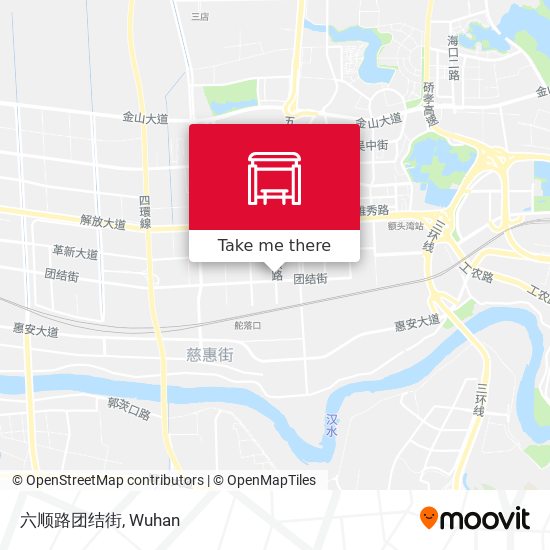 六顺路团结街 map