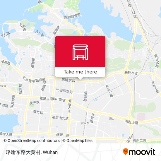 珞瑜东路大黄村 map