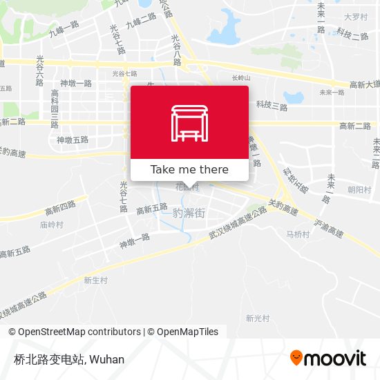 桥北路变电站 map