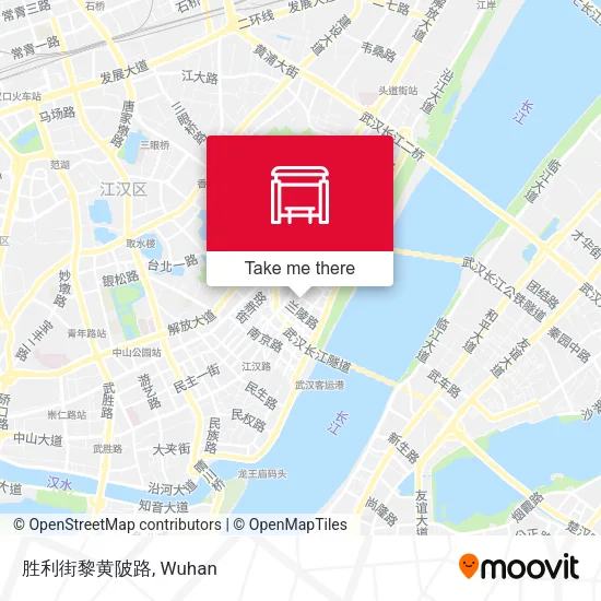 胜利街黎黄陂路 map