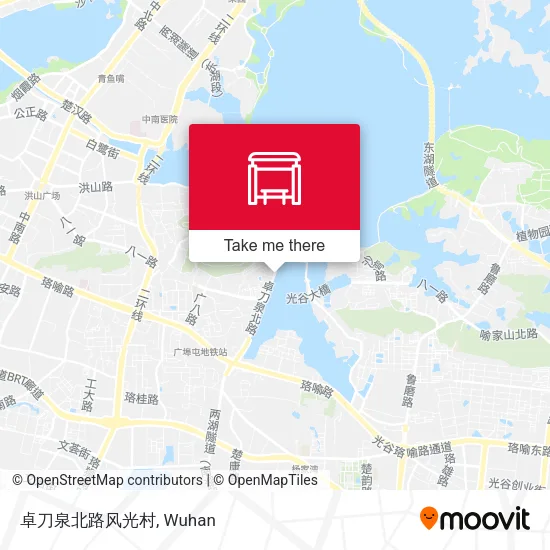 卓刀泉北路风光村 map
