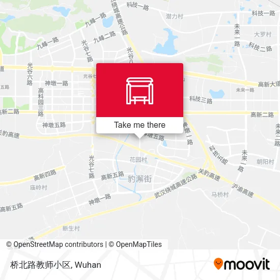 桥北路教师小区 map