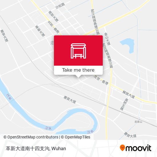 革新大道南十四支沟 map