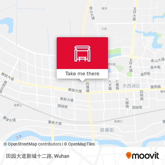 田园大道新城十二路 map